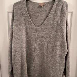 H&M Gray V-Neck Women's Sweater